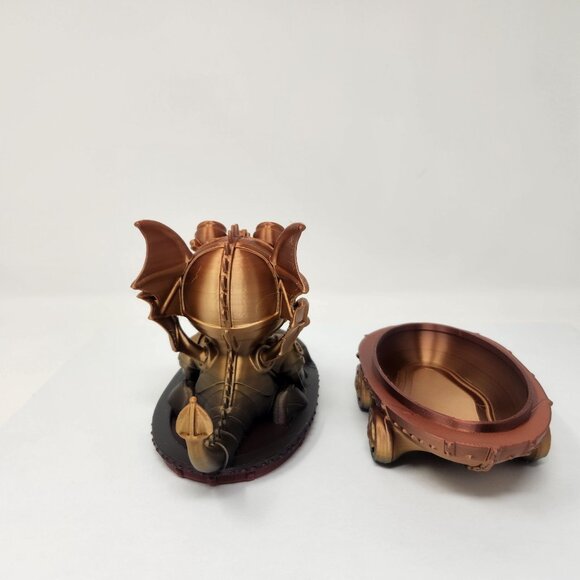 Steampunk Baby Dragon Keepsake Trinket Box (n) - Picture 5 of 8